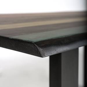 Table Goa III Manguier massif - 180 x 90 cm - Anthracite