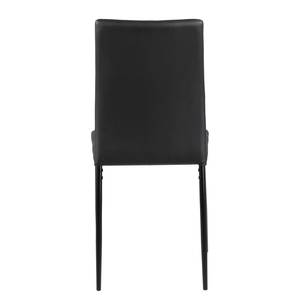 Gestoffeerde stoel Domenica II (4 stuk) Zwart