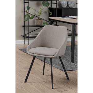 Chaises à accoudoirs Melbert - Lot de 2 Beige