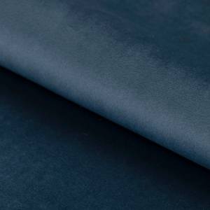 Eetkamerstoelen Bonito (set van 2) fluweel/ijzer - zwart - Marineblauw