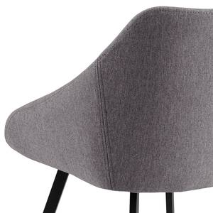 Set di 2 sedie con braccioli Melbert Color grigio chiaro