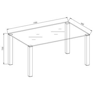 Esstisch Lynch Breite: 140 cm