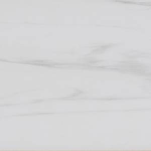 Esstisch Holcot rechteckig Marmor Weiß Dekor - Breite: 160 cm