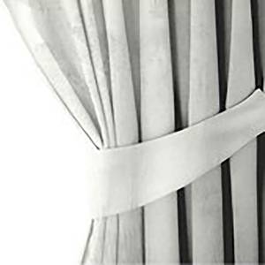 Vorhang mit Kräuselband Velvet Polyester - Weiß - 140 x 245 cm
