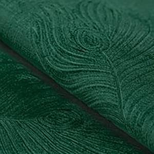 Ösenvorhang Velvet Peaco Polyester - Grün