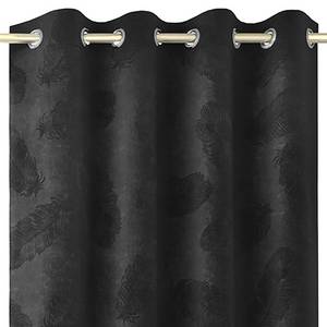 Tenda con anelli Velvet Peaco Poliestere - Nero