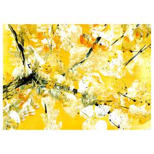 Impression sur toile Heyday jaune Polyester PVC / Épicéa - Jaune