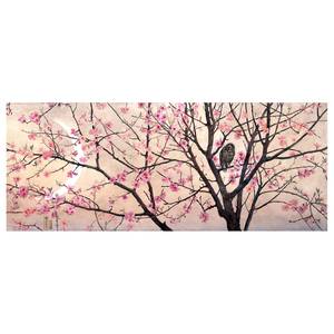 Leinwandbild Natur Primavera Polyester PVC / Fichtenholz - Pink