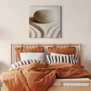 Impression sur toile Stone In Sand Polyester PVC / Épicéa - Beige