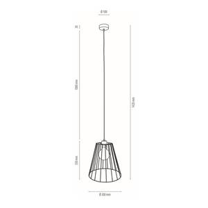 Hanglamp Swan III staal - 1 lichtbron