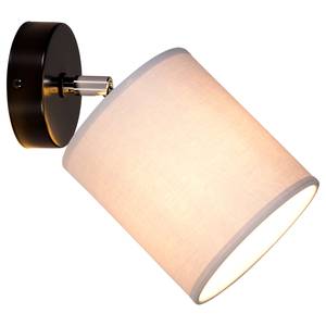 Wandlamp Aprillia V katoen/staal - 1 lichtbron