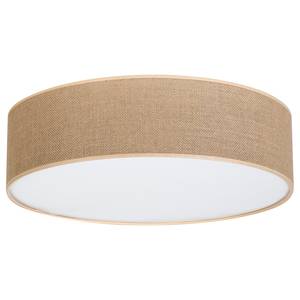 Plafondlamp Jute II linnen/staal - 4 lichtbronnen