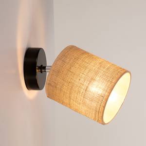 Wandlamp Jute I linnen/staal - 1 lichtbron