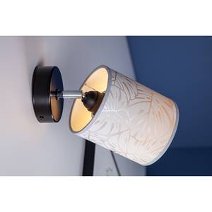 Wandlamp Mateo papier/staal - 1 lichtbron
