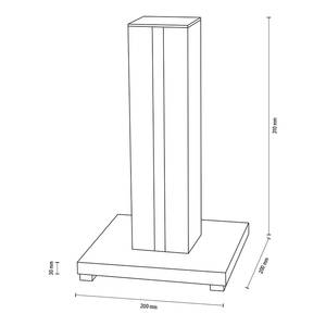 LED-Tischleuchte Flame III 1-flammig