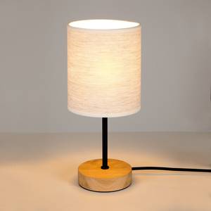 Lampe Boho I Lin / Chêne massif - 1 ampoule