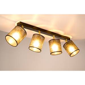 Plafondlamp Nevoa II textielmix/staal - Aantal lichtbronnen: 4