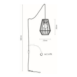 Applique Endorfina Acier - 1 ampoule