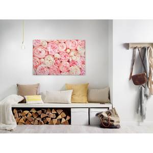 Impression sur toile Rosen Floral Polyester PVC / Épicéa - Rose