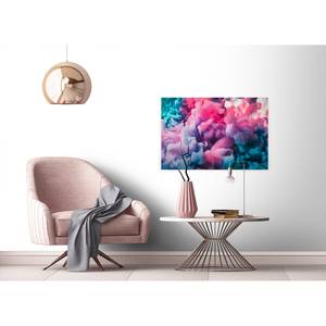 Impression sur toile Colored Smoke Polyester PVC / Épicéa - Violet / Rose