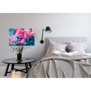 Impression sur toile Colored Smoke Polyester PVC / Épicéa - Violet / Rose