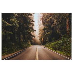 Afbeelding Road Trip polyester PVC/sparrenhout - groen/bruin