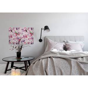 Impression sur toile Songbirds Polyester PVC / Épicéa - Rose