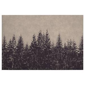Impression sur toile Black Forest Polyester PVC / Épicéa - Beige