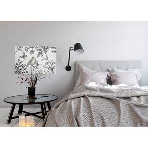 Impression sur toile Vogel Birdy Nature Polyester PVC / Épicéa - Noir / Blanc