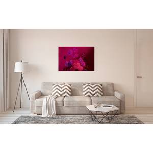 Impression sur toile Bouquet Polyester PVC / Épicéa - Rose