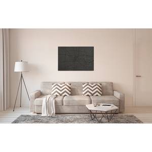 Canvas Modern Metropolitan Poliestere PVC / Legno di abete rosso - Nero