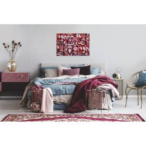 Impression sur toile Wall Of Sound Polyester PVC / Épicéa - Rouge / Rose