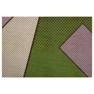 Quadro Pattern Play Poliestere PVC / Legno di abete rosso - Verde