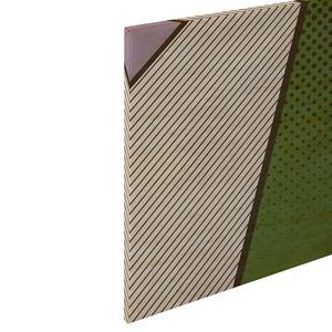 Afbeelding Pattern Play polyester PVC/sparrenhout - Groen