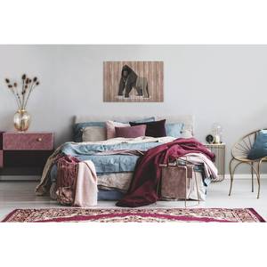 Tableau déco Born To Be Wild Polyester PVC / Épicéa - Marron / Gris