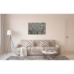 Impression sur toile Japanese Downtown Polyester PVC / Épicéa - Gris