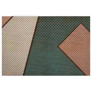 Canvas Pattern Play Poliestere PVC / Legno di abete rosso - Beige / Verde