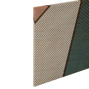 Impression sur toile Pattern Play Polyester PVC / Épicéa - Vert / Beige