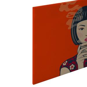 Impression sur toile Japanese Akari Polyester PVC / Épicéa - Orange