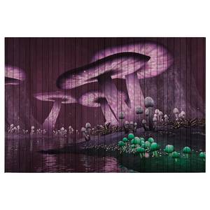 Leinwandbild Fantasy Nature Polyester PVC / Fichtenholz - Flieder