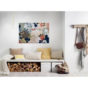 Impression sur toile Floral Collage Polyester PVC / Épicéa - Multicolore