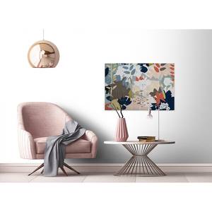 Leinwandbild Floral Collage Polyester PVC / Fichtenholz - Mehrfarbig