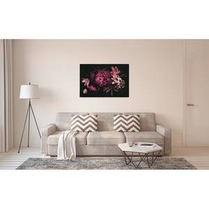 Canvas con fiori Drama Queen Poliestere PVC / Legno di abete rosso - Rosa