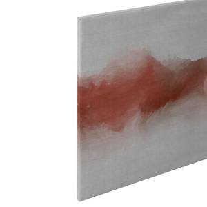 Canvas Daydream Poliestere PVC / Legno di abete rosso - Rosso / Grigio