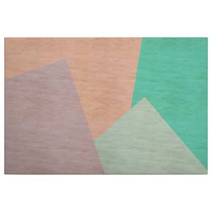 Leinwandbild Inlay Polyester PVC / Fichtenholz - Grün