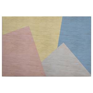 Afbeelding Inlay polyester PVC/sparrenhout - Blauw