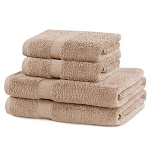 Serviettes de toilette Arina (lot de 4) Beige