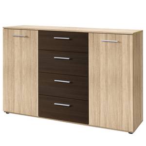 Kommode Heideck Beige - Braun - Holzwerkstoff - 130 x 91 x 38 cm