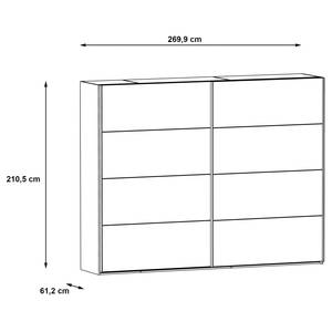 Schwebetürenschrank Merkin Breite: 270 cm