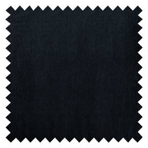 Gestoffeerd bed KARELIA Velours Ravi: Donkerblauw - 140 x 200cm - Met lattenbodem